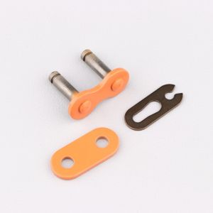 Attache rapide de cha&icirc;ne 420 renforc&eacute;e KMC orange