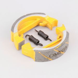 M&acirc;choires de frein 80x20 mm Peugeot 103, MBK 51, Motob&eacute;cane AV88... (roue type Leleu) Omega