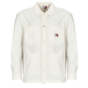 Surchemises Tommy Jeans TJM ESSENTIAL OVERSHIRT EXT Blanc - Taille EU S,EU M,EU L,EU XL