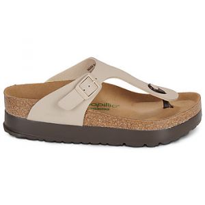 Mules Papillio Gizeh Flex Platform Vegan Beige - Taille 37,39,40