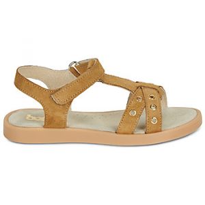 Sandales enfant Bopy EZIA Marron - Taille 28,29,30,31,32,33,34