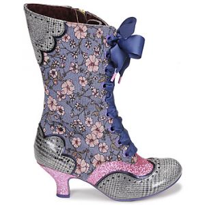 Bottes Irregular Choice CHIMNEY SMOKE Violet - Taille 38,42