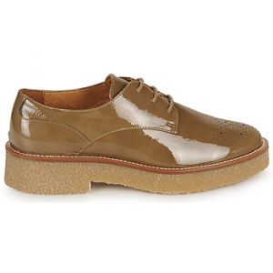 Derbies Myma 7201-CREPE-VERNIS-TORTORA Beige - Taille 37,38,39