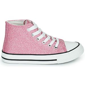 Baskets montantes enfant Citrouille et Compagnie OUTIL PAILLETTES Rose - Taille 24,35