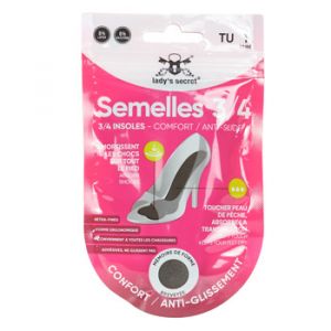 Accessoires Lady's Secret SEMELLE ANTI-DERAPANTE NO CRASH Noir - Taille Unique