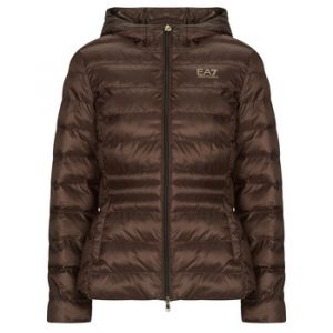 Doudounes Emporio Armani EA7 TRAIN CORE LADY W ECO DOWN JACKET HO MEDIUM PADDED - TRAIN CORE Marron - Taille EU S,EU M,EU L