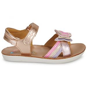 Sandales plates Shoo Pom GOA FLY Dor&eacute; - Taille 25,26,27,28,29,30,31,32