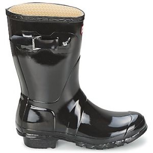 Bottes Hunter WOMEN'S ORIGINAL SHORT GLOSS Noir - Taille 42