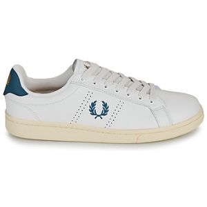Baskets basses Fred Perry B721 LEATHER Blanc - Taille 40,41,42,43,44,45