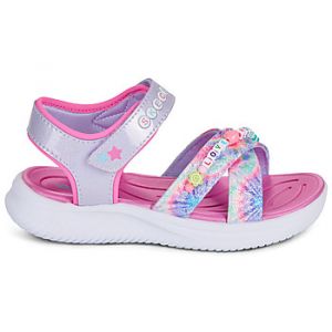 Sandales enfant Skechers JUMPSTERS SANDAL TIE DYE BFFS Violet - Taille 36,37,27,28,29,30,31,32,33,34,35