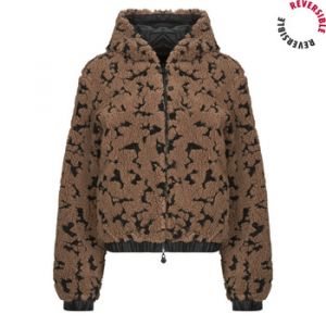 Doudounes Emporio Armani EA7 TRAIN GRAPHIC SERIES W REVERSIBLE JACKET MEDIUM PADDED - Marron - Taille EU S,EU M,EU L,EU XL