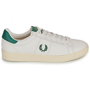 Baskets basses Fred Perry SPENCER LEATHER Blanc - Taille 40,41,42,43,44