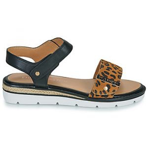 Sandales compens&eacute;es Karston LIAM Marron - Taille 36,37,38,39,40,41