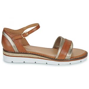 Sandales plates Karston VIVIANE Marron - Taille 38,39,40