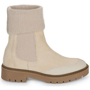 Boots Calvin Klein Jeans COMBAT MID CHELSEA BOOTWL Beige - Taille 40