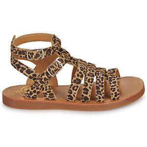 Sandales plates Pom d'Api PLAGETTE GLADIATOR Multicolore - Taille 28,29,30