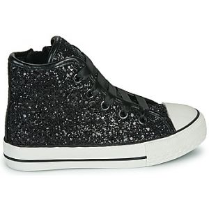 Baskets montantes enfant Citrouille et Compagnie OUTIL PAILLETTES Noir - Taille 24