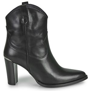 Bottines Myma 6717-CUIR-NOIR Noir - Taille 37,39