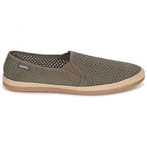 Espadrilles Bamba By Victoria COPETE ELASTICO REJILLA TRENZA Vert - Taille 39