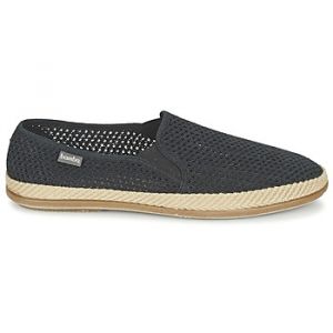 Espadrilles Bamba By Victoria COPETE ELASTICO REJILLA TRENZA Noir - Taille 39,40,43,45