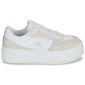 Baskets basses Calvin Klein Jeans BOLD FLATF LOW LACE MIX Blanc - Taille 39