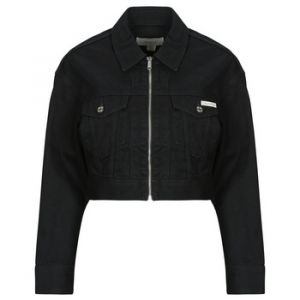 Veste Calvin Klein Jeans DENIM CROPPED JACKET SOFT BLACK Noir - Taille EU S,EU M,EU L