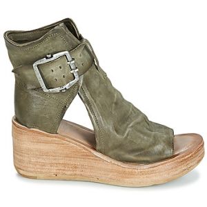 Sandales Airstep / A.S.98 NOA BUCKLE Kaki - Taille 36,37,38,39,40,41,42