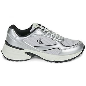 Baskets basses Calvin Klein Jeans HIKE RUNNER LACEUP MESH MIX MET Gris - Taille 40,41,42,43,44,45