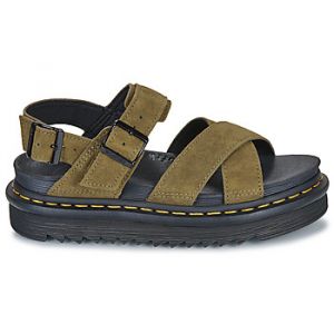 Sandales Dr. Martens Voss II DMs Olive Bronx Suede Kaki - Taille 36,37,38,39,40,41,42