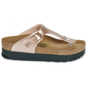 Mules Papillio Gizeh Flex Platform Vegan Dor&eacute; - Taille 37,38,39