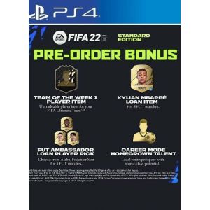 FIFA 22 (Standard Edition) Pre-order Bonus (DLC) (PS4) PSN Key EUROPE