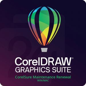 CorelDRAW Graphics Suite Business CorelSure Maintenance Renewal WIN/MAC 1 - 4 Utilisateur(s)