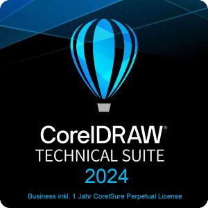CorelDRAW Technical Suite 2024 Business inkl. 1 Jahr CorelSure Perpetual License 1 - 4 Utilisateur(s) 1 An