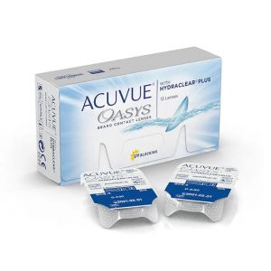 Acuvue Oasys Hydraclear Remplacement des Lentilles de Contact 2 Semaines -3 25 BC/8 4 12 Unités