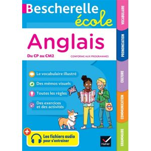 Bescherelle école - Anglais CP, CE1, CE2, CM1, CM2 - tout le programme d'anglais à l'école primaire (Broché)