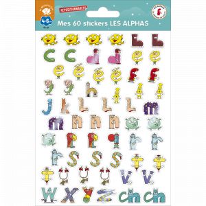 Mes 60 stickers LES ALPHAS - Nouvelle édition 2022 (Broché)