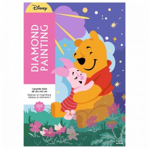 Kit diamond painting Disney officiel - Winnie l'Ourson (Coffret)