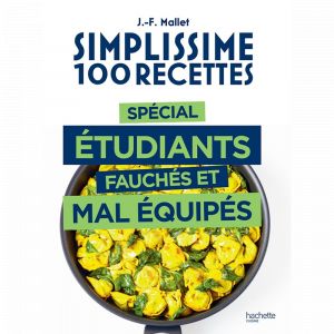 Simplissime 100 recettes sp&eacute;cial &eacute;tudiants fauch&eacute;s et mal &eacute;quip&eacute;s (Broch&eacute;)