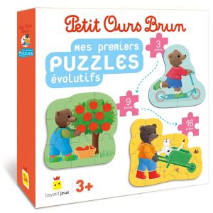 Mes premiers puzzles évolutifs Petit Ours Brun (Coffret)