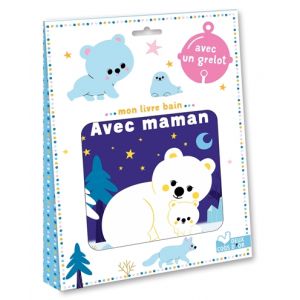 Mon livre bain - Avec maman - avec un grelot (Etui)