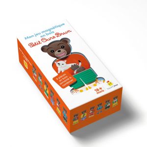 Mon jeu magnétique en bois Petit Ours Brun (Coffret)