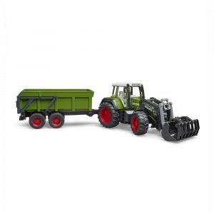 Tracteur Fendt Vario Avec Chargeur Et Remorque