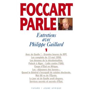 Foccart parle - Entretiens avec Philippe Gaillard (Grand format)