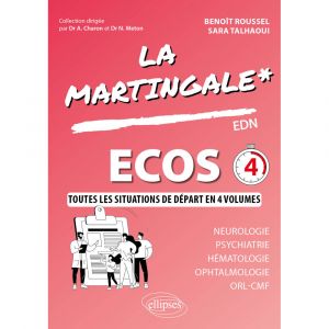 ECOS - Neurologie - Psychiatrie - Hématologie - Ophtalmologie - ORL - CMF (Broché)