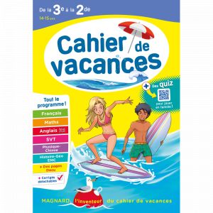 Cahier de vacances 2025, de la 3e vers la 2de - Magnard, l'inventeur des cahiers de vacances (Broch&eacute;)