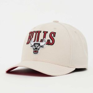 Mitchell & Ness Team Name Pro Crown NBA Chicago Bulls Unisex Casquettes beige Taille ONE SIZE Accessoires - Couleur beige - Taille ONE SIZE