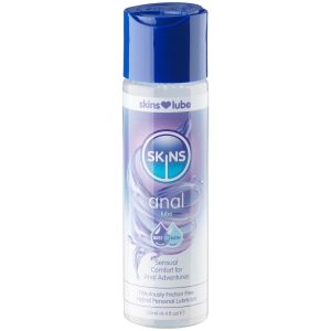 Skins Sensual Comfort Lubrifiant Hybride Anal à Base d'Eau et de Silicone 130 ml - Transparent