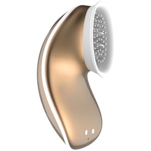 Shots Twitch Stimulateur Clitoridien Vibrant Mains-libres - Dor&eacute;