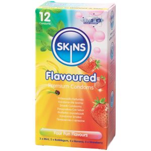 Skins Flavoured Condoms 12 pcs - Transparent