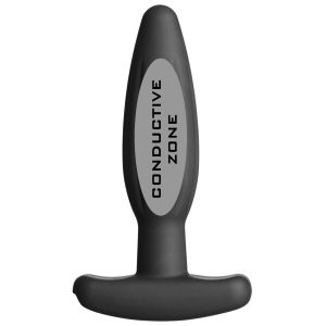 ElectraStim Silicone Noir Rocker Butt Plug - Small - Noir